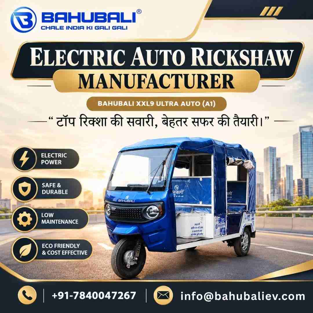 Electric Auto Rickshaw Manufacturer