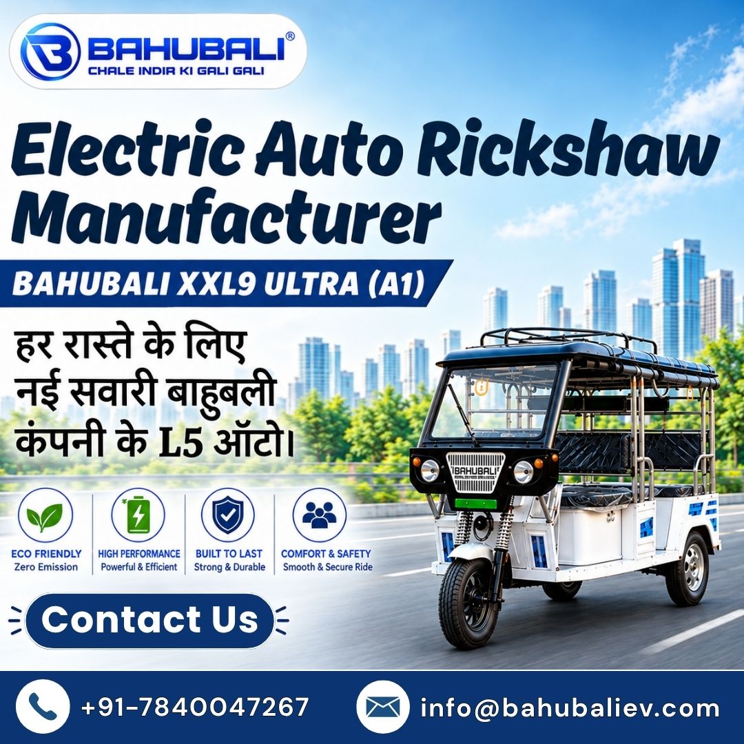 Electric Auto Rickshaw Manufacturer