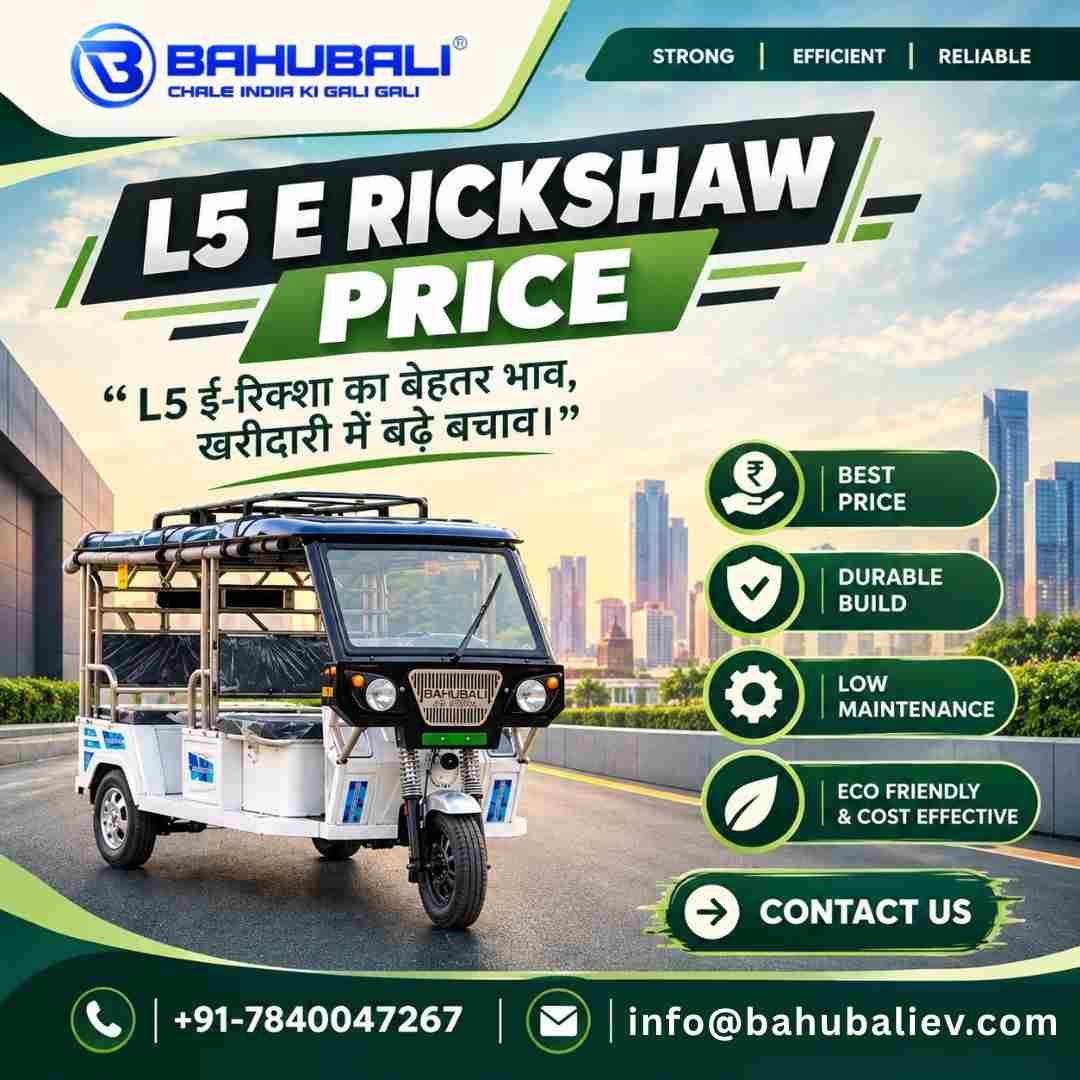L5 E Rickshaw Price
