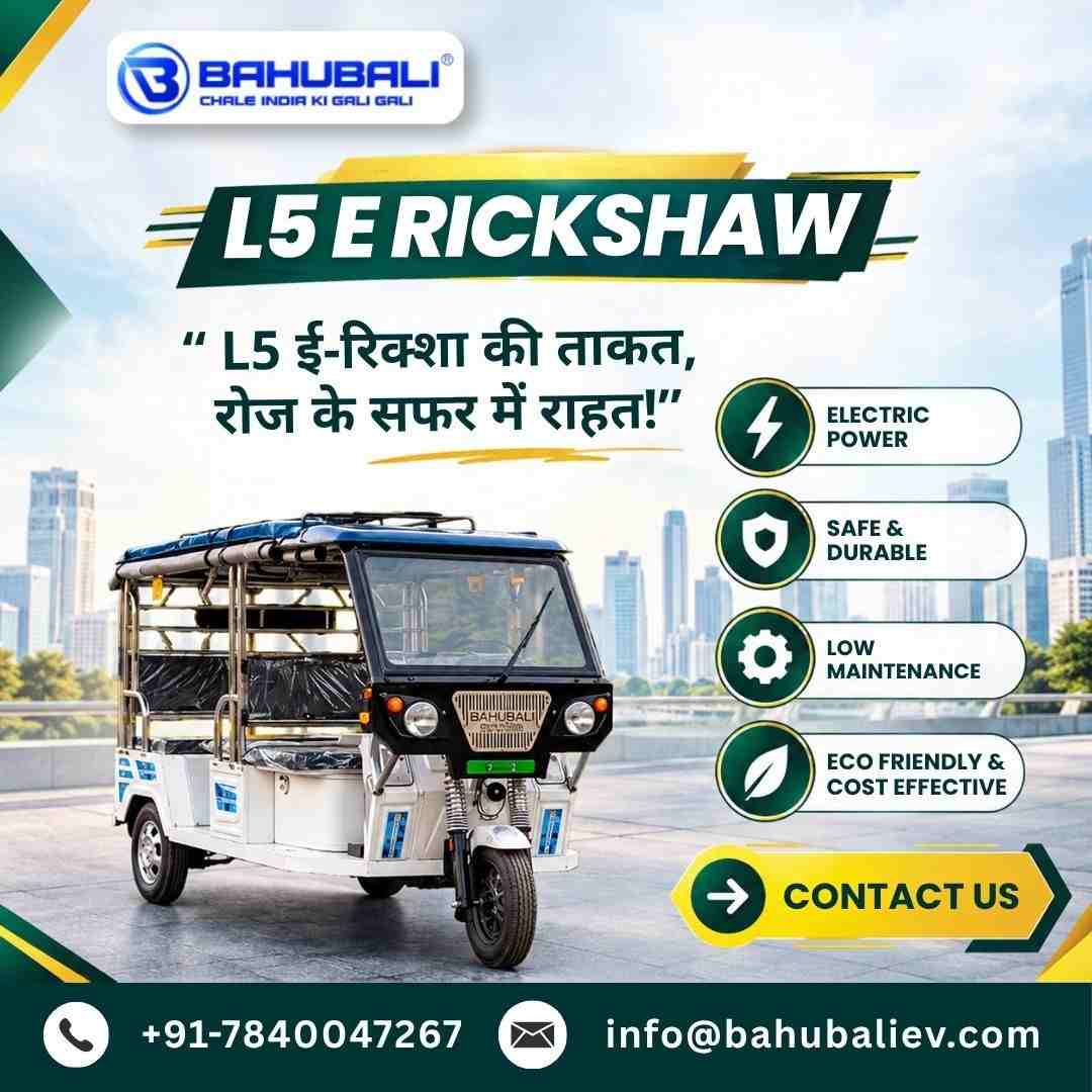L5 E Rickshaw Price
