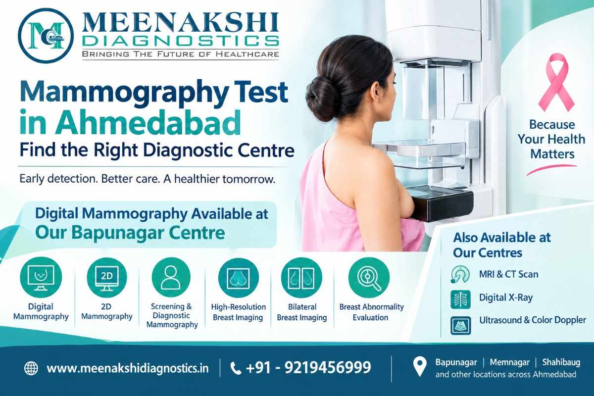 Mammography Test in Ahmedabad – Meenakshi Diagnostics