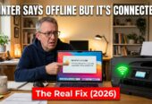 Printer Says Offline But Is Connected — Real Fix (2026)