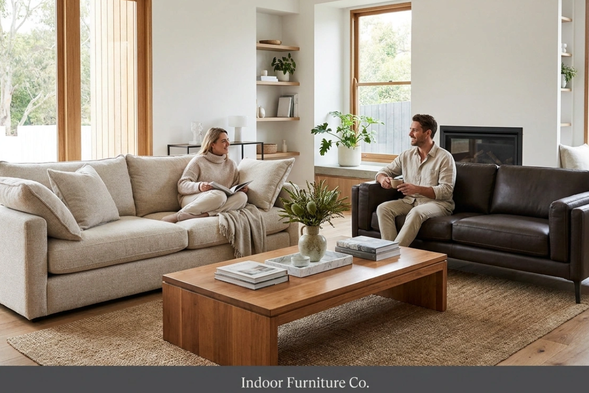Fabric vs Leather Sofas: Key Differences Every Buyer Should Know