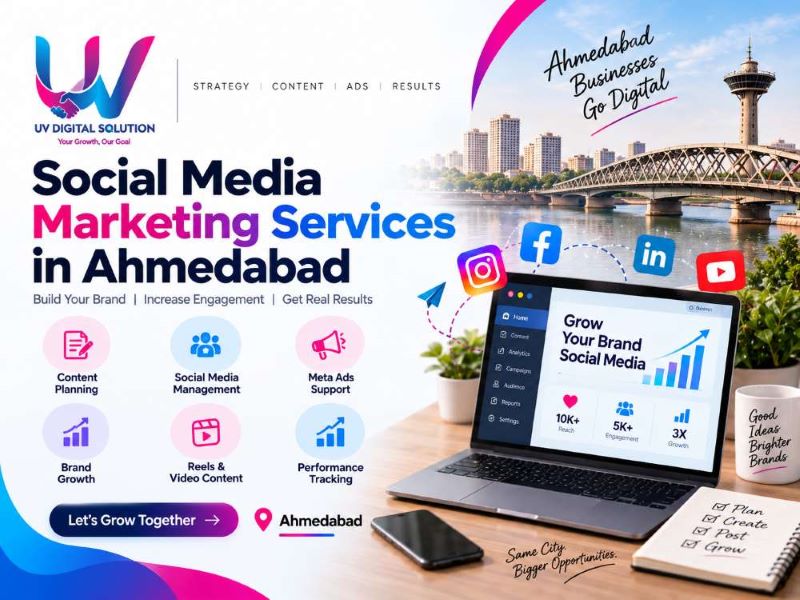 Social Media Marketing Services in Ahmedabad | UV Digital