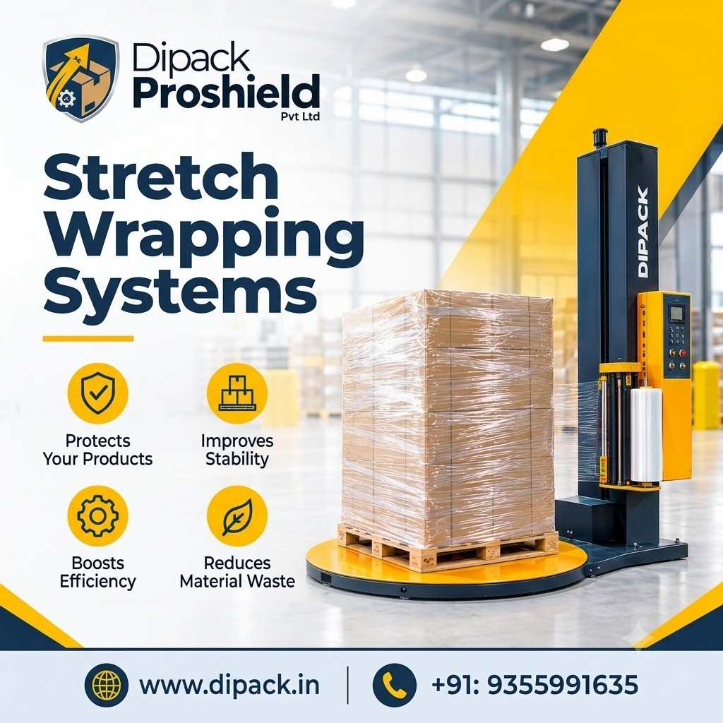 Stretch Wrapping Systems for Efficient Industrial Packaging