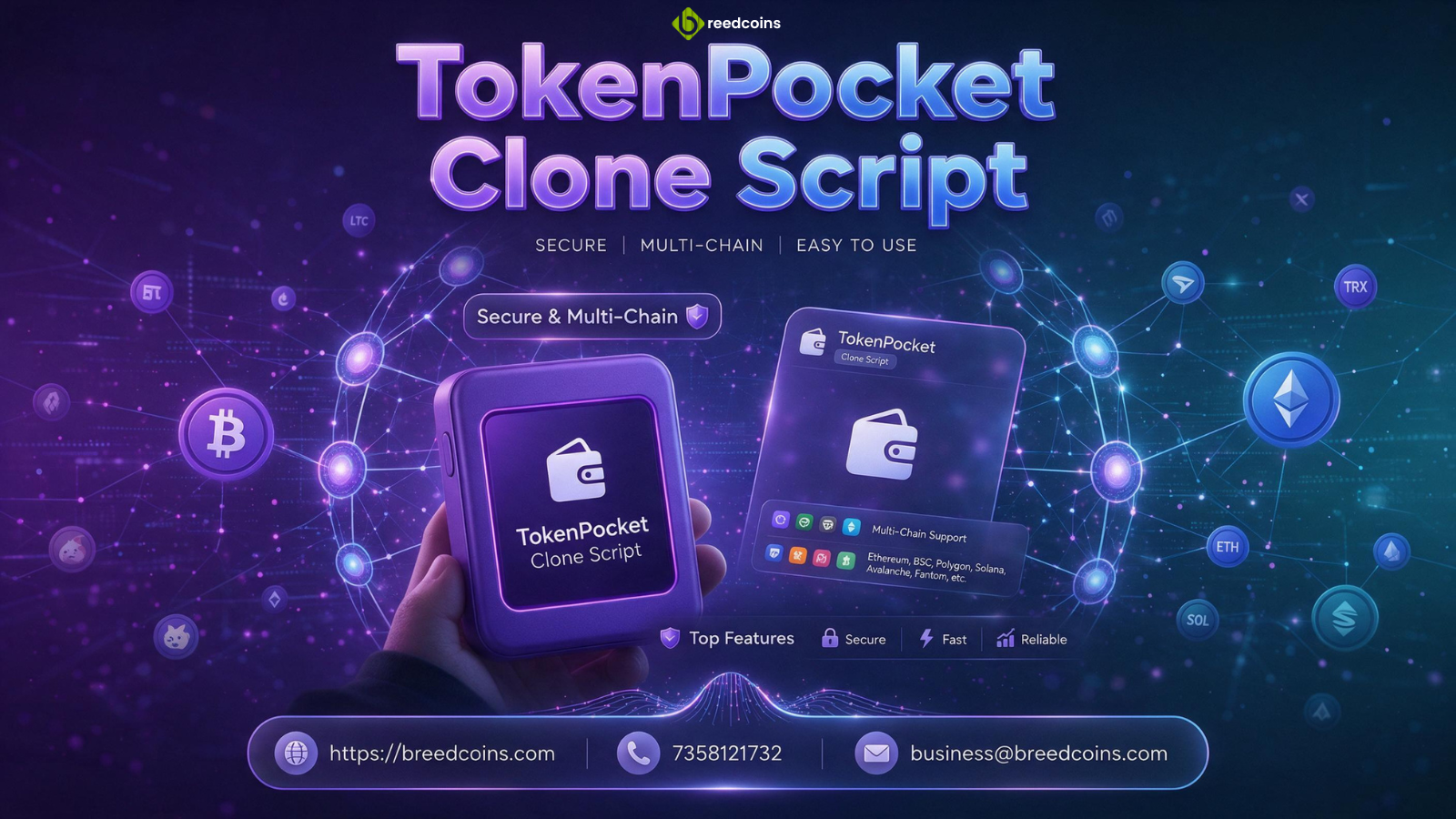 TokenPocket Clone Script for Launching a Next-Generation Web3 Wallet