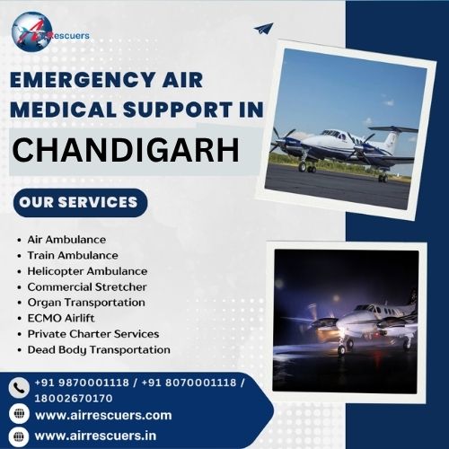 Emergency Air Ambulance Support in Chandigarh