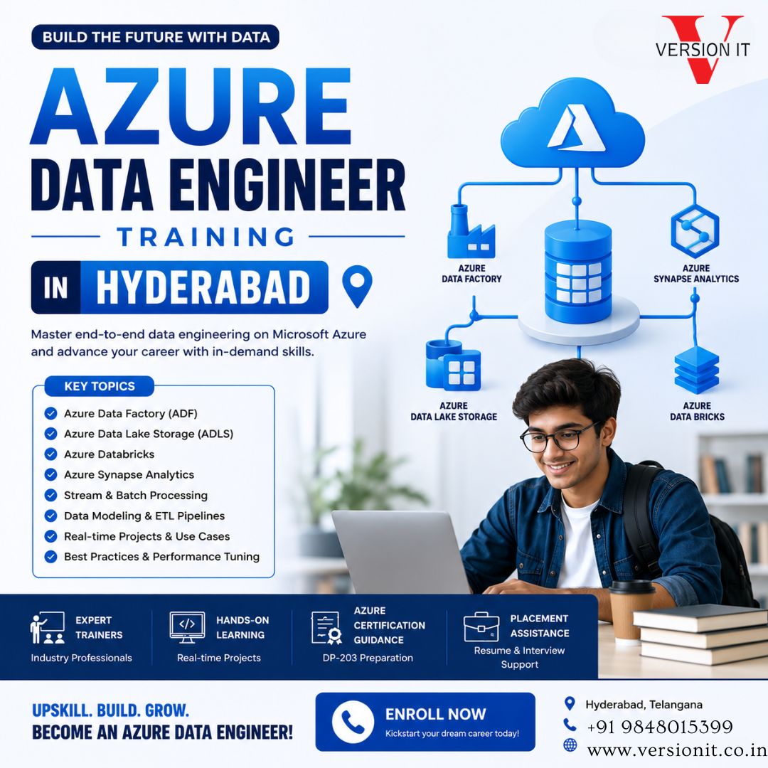 Boost Your Cloud Career with Azure Data Engineer Training in Hyderabad