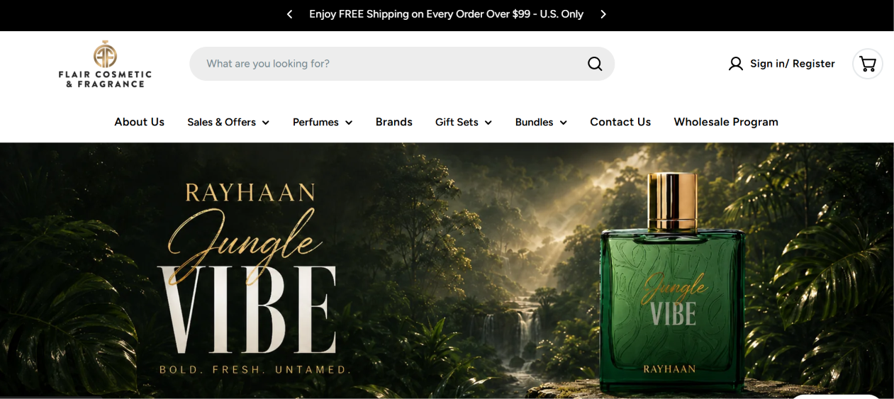 5,000+ Luxury Scents. One Destination – Flair Perfumes
