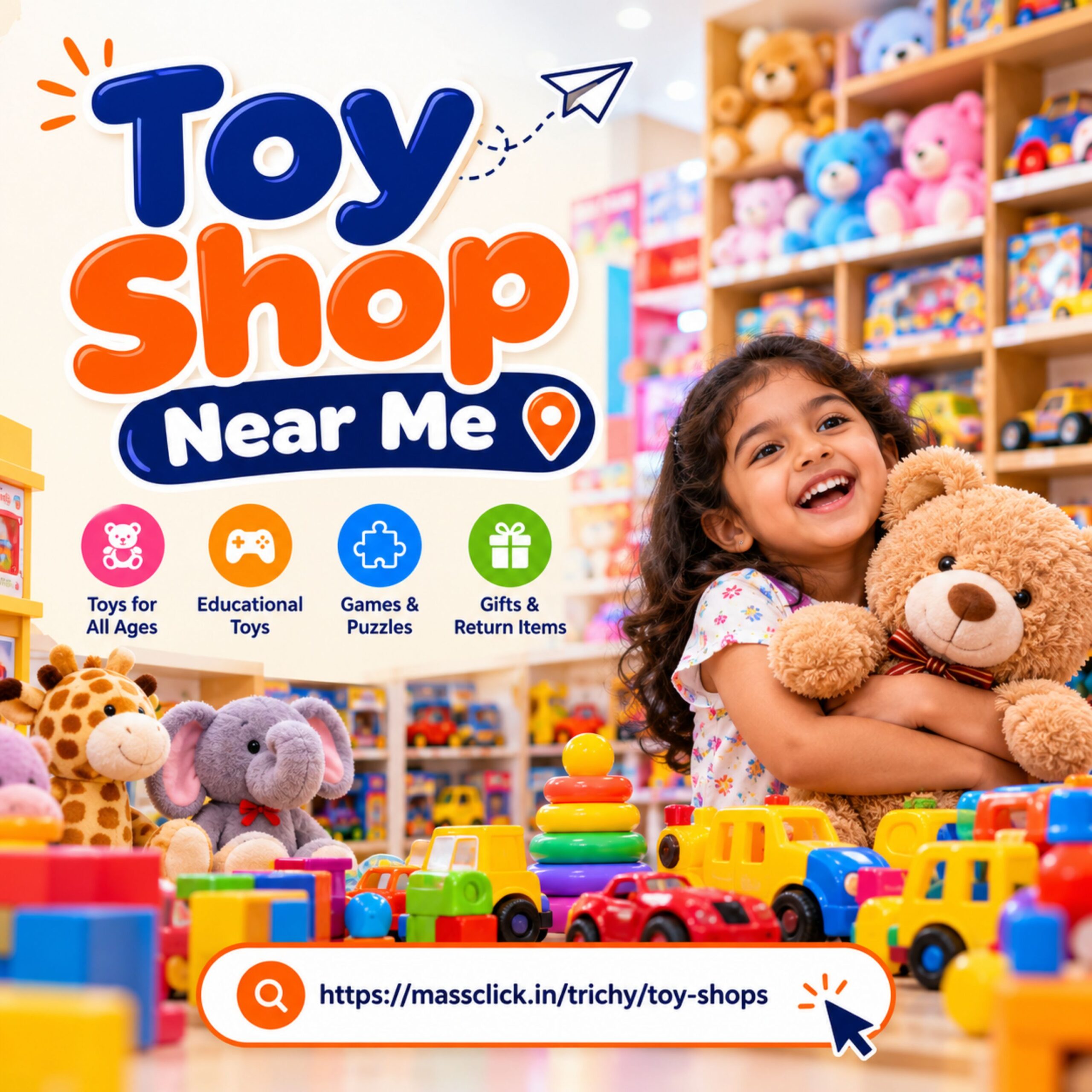 Toy Shop Near Me for Kids of Different Age Groups