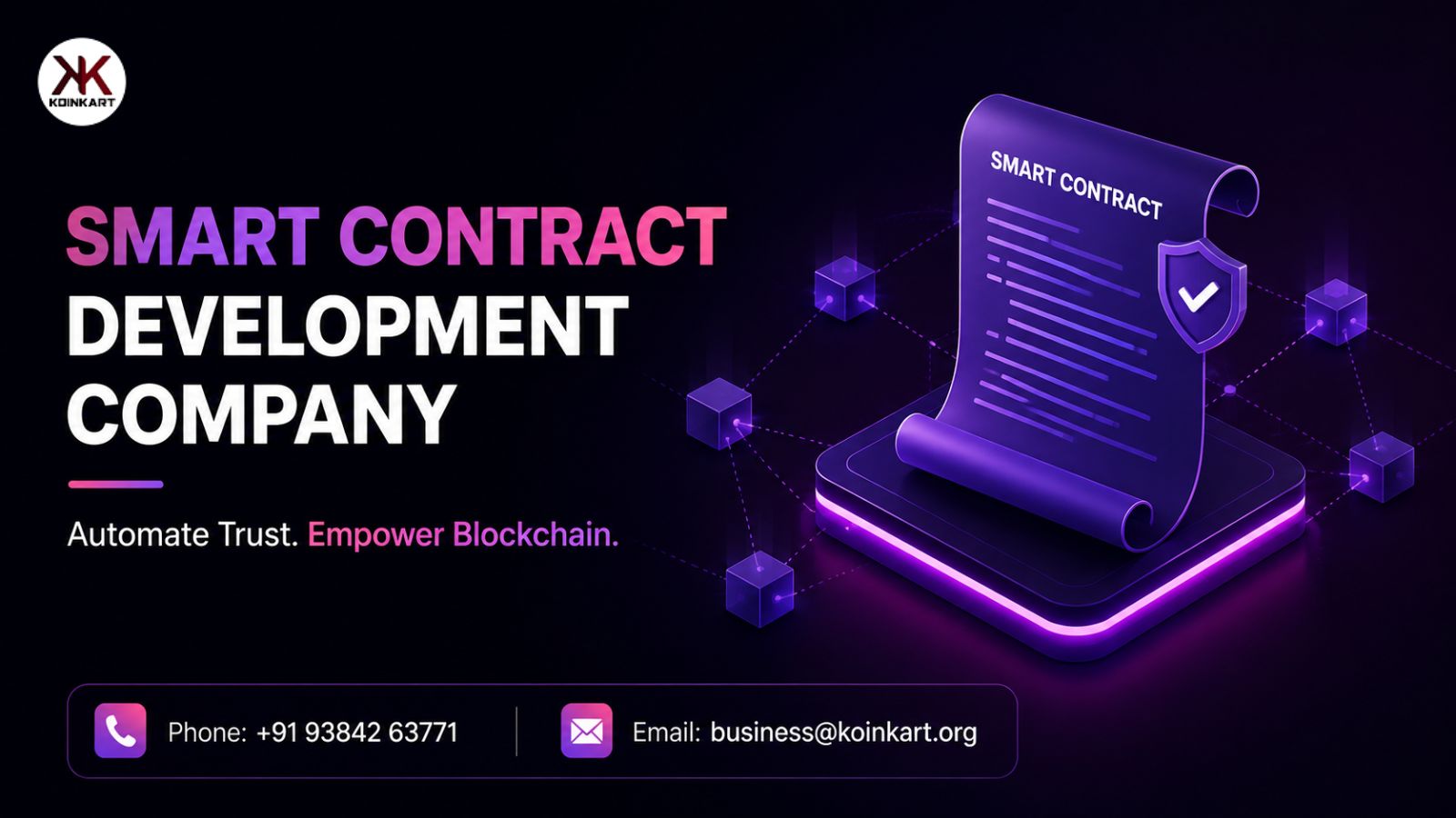 Smart Contract Development Company for Web3 Projects