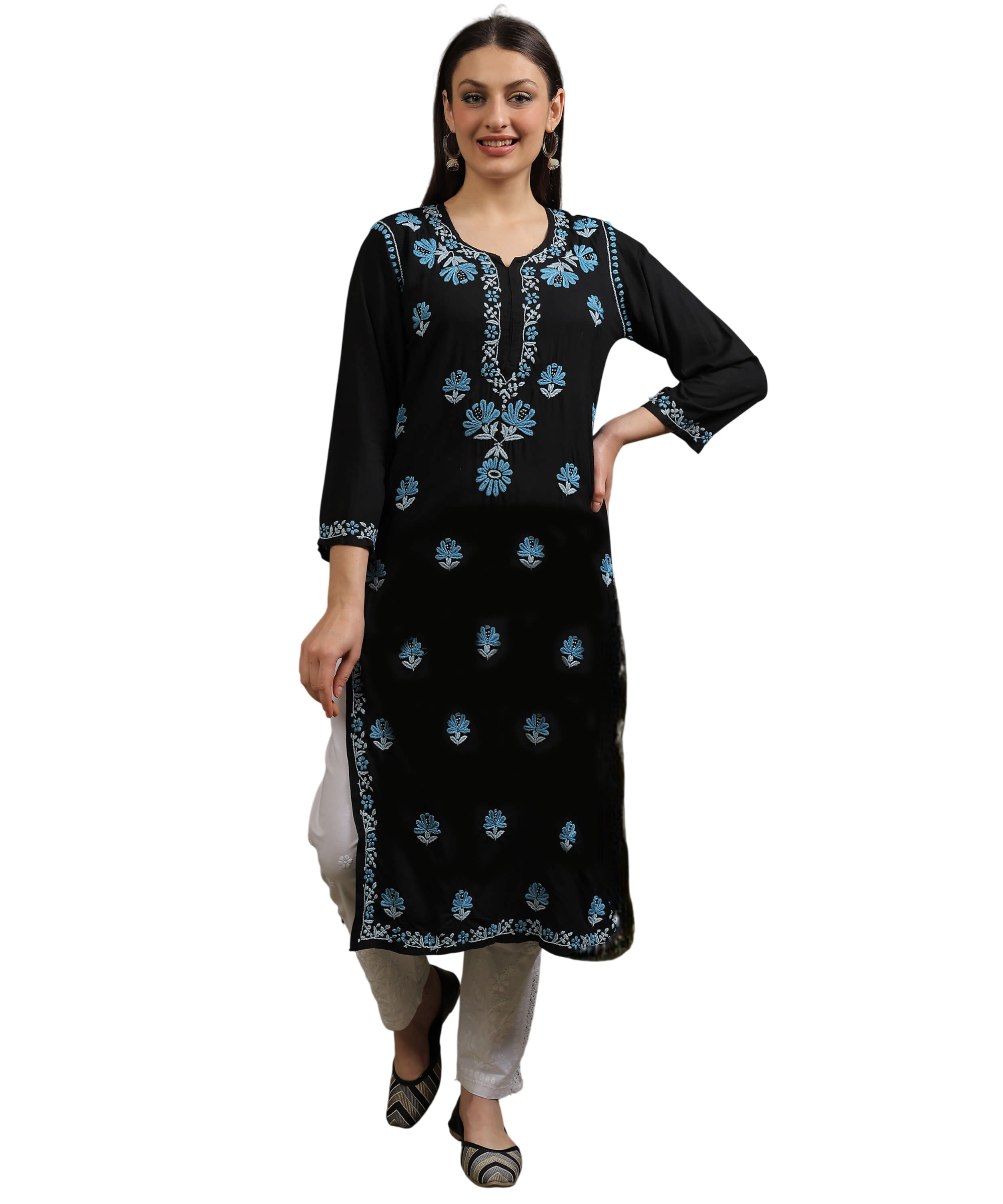 Chikankari Kurti for Women – Traditional Lucknow Embroidery