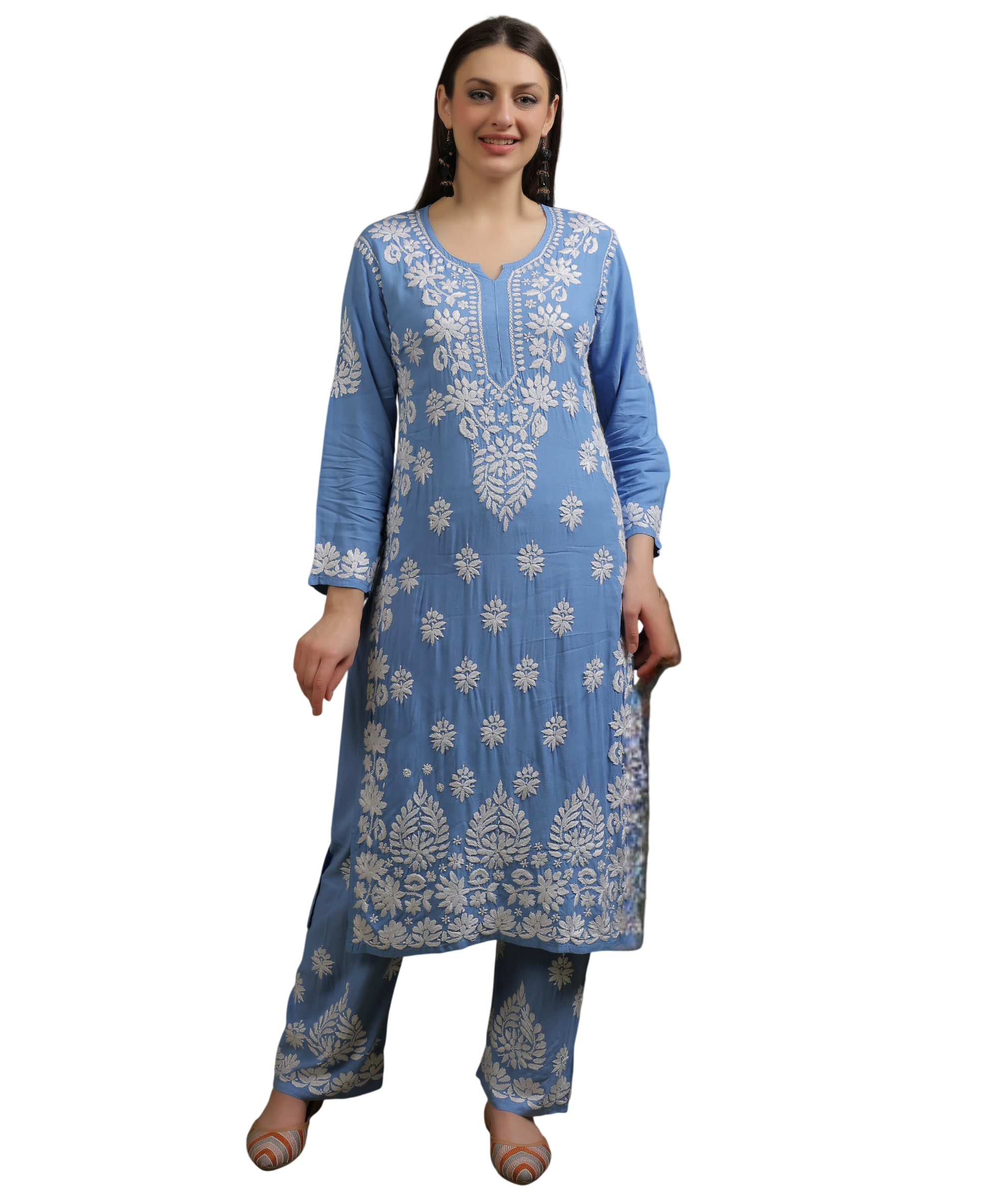 Chikankari Kurti for Women – Traditional Lucknow Embroidery