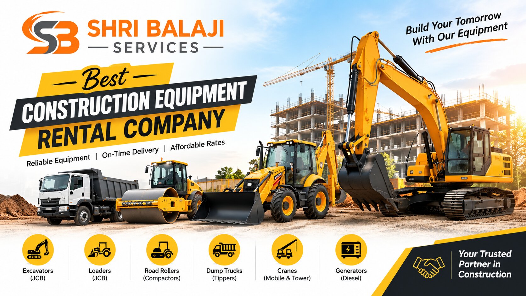 Construction Machinery for Better Site Productivity