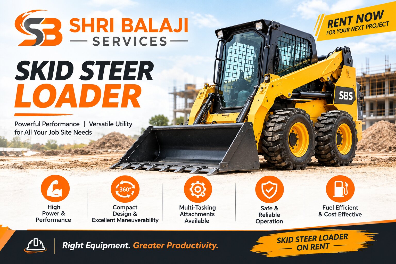 Skid Steer Loader for Property Development Companies