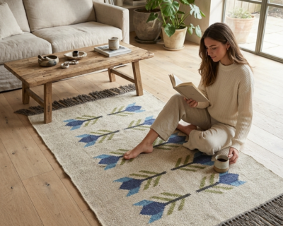 Artisan-woven-boho-style-rug