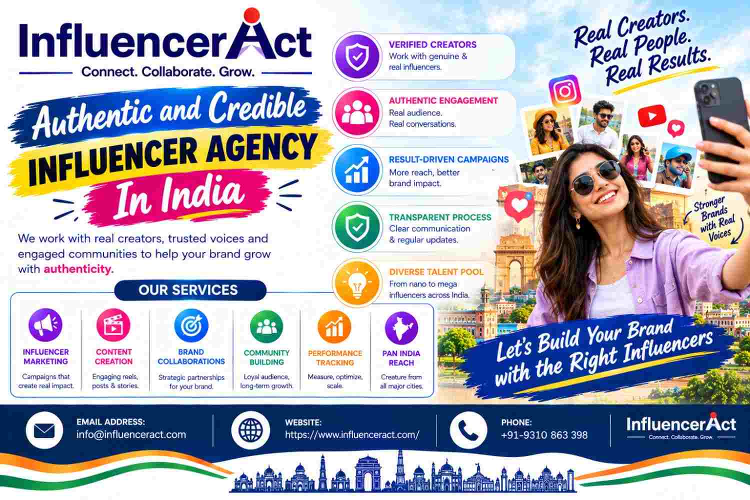 Authentic and Credible Influencer Agency In India