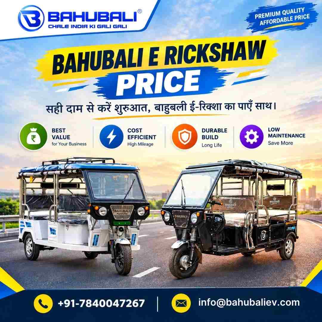 Bahubali E Rickshaw Price