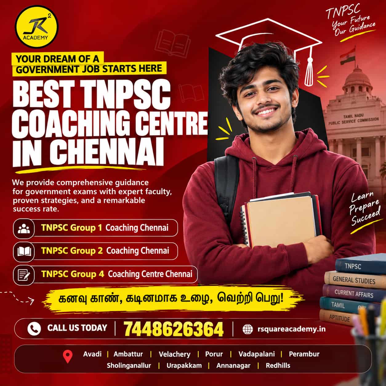 Best TNPSC Coaching Centre in Chennai – R Square Academy