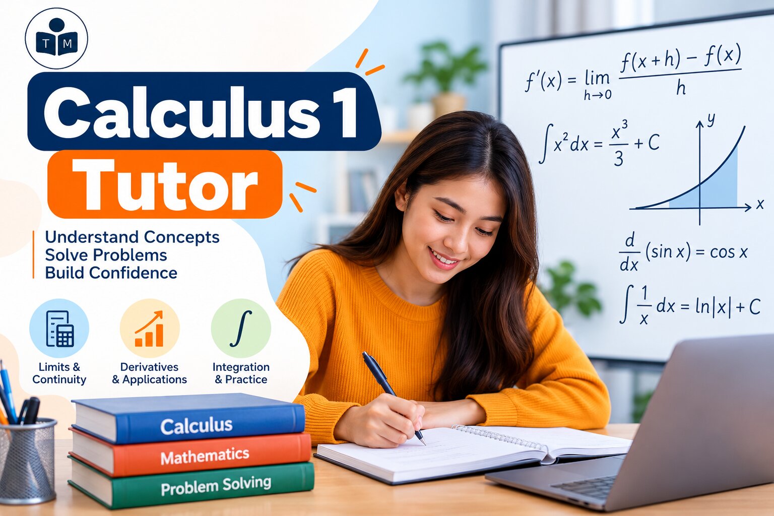 Calculus 1 Tutor: Private Tutor for Struggling Students | TutorMitra