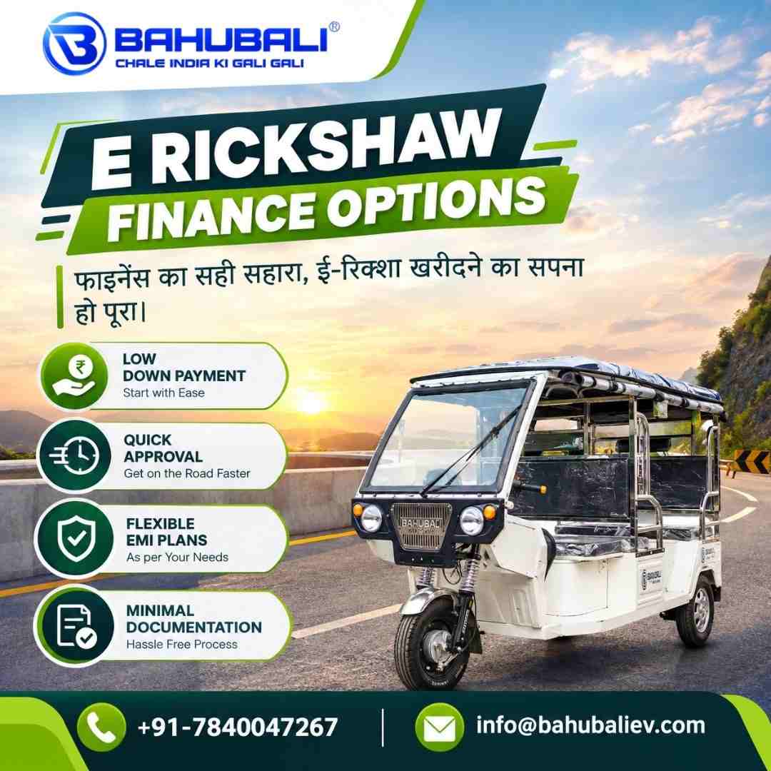 E Rickshaw Finance Options