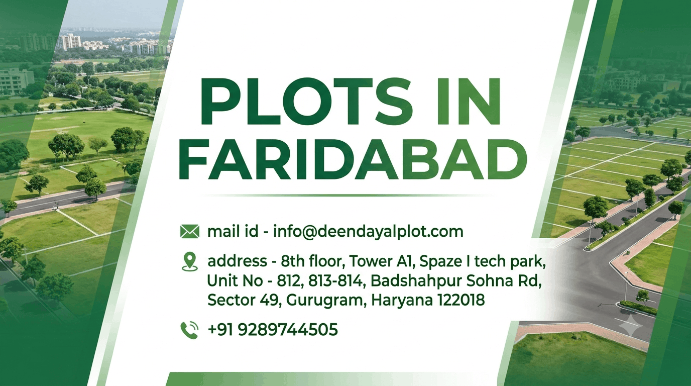 Plots in Faridabad for Residential Living and Future Growth