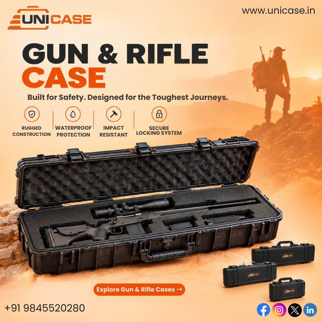 Heavy Duty Waterproof Gun Rifle Case | Unicase