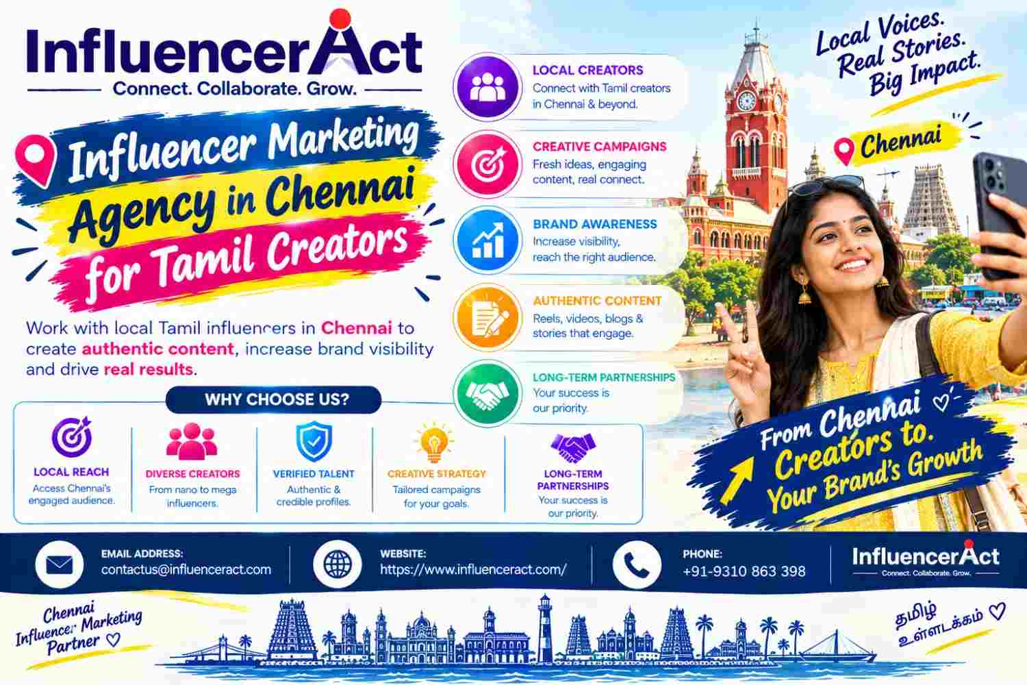 Influencer Marketing Agency in Chennai for Tamil Creators