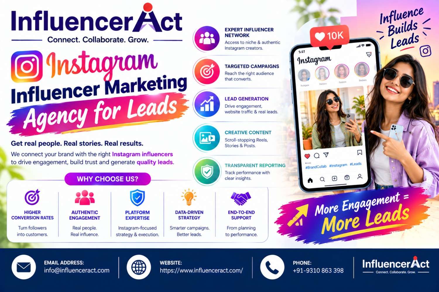 Instagram Influencer Marketing Agency for Leads