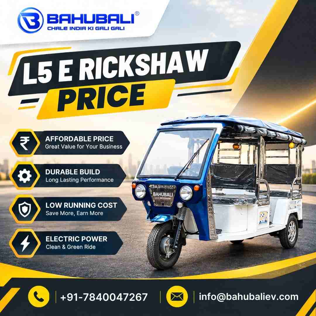 L5 E Rickshaw Price