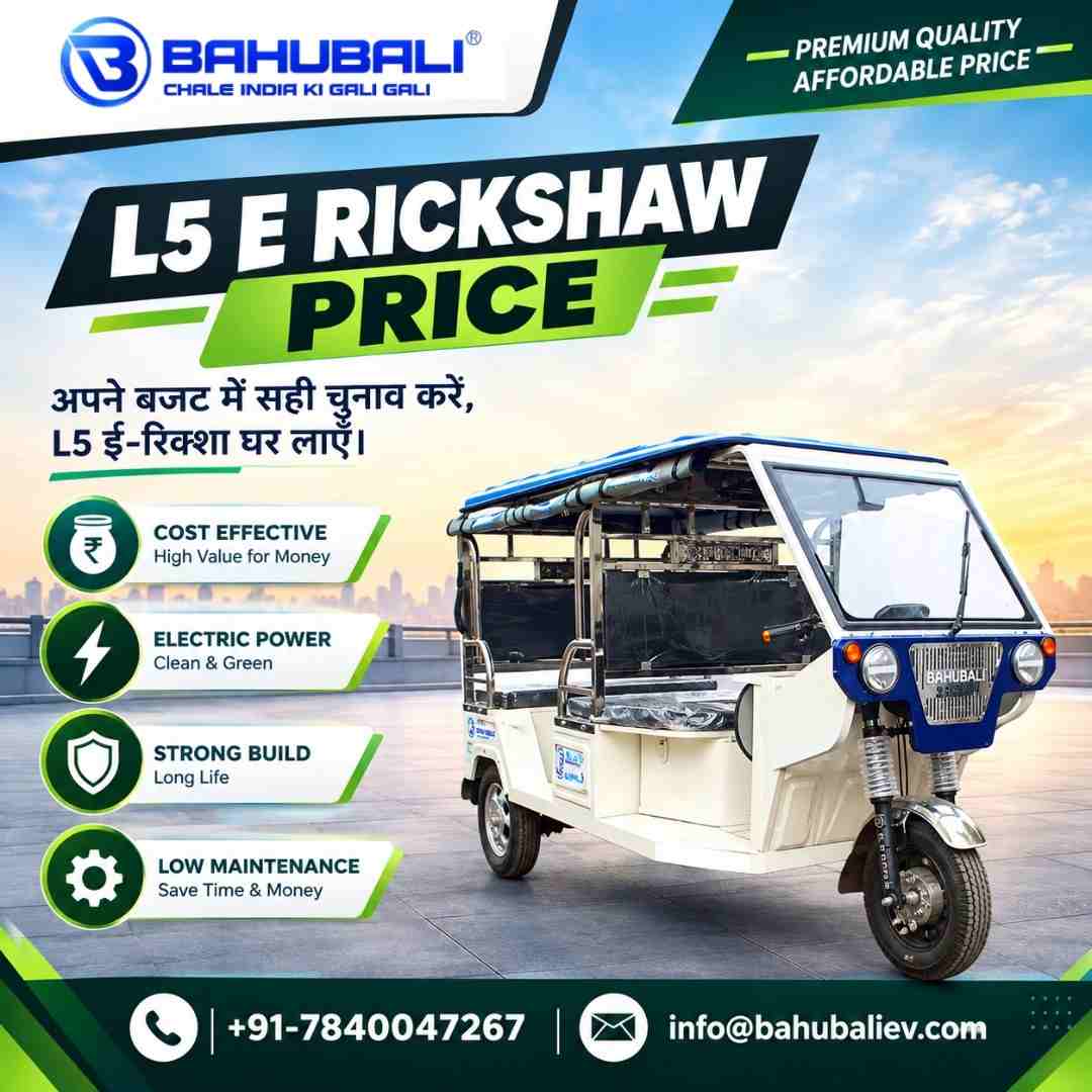 L5 E Rickshaw Price