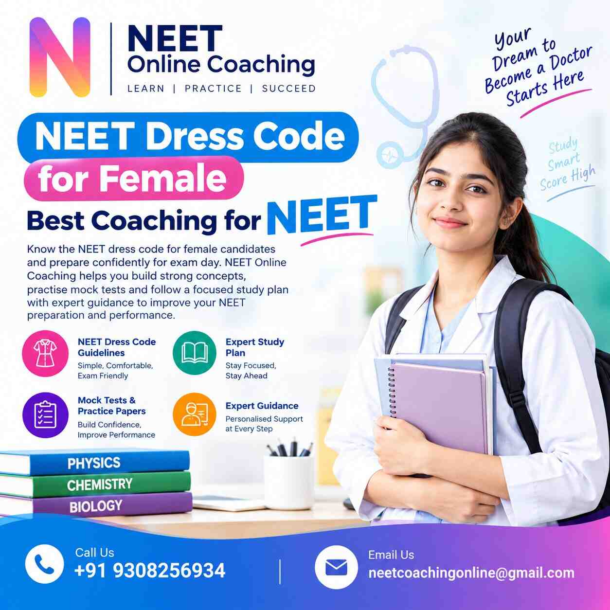 NEET Dress Code for Female: Best Coaching for NEET