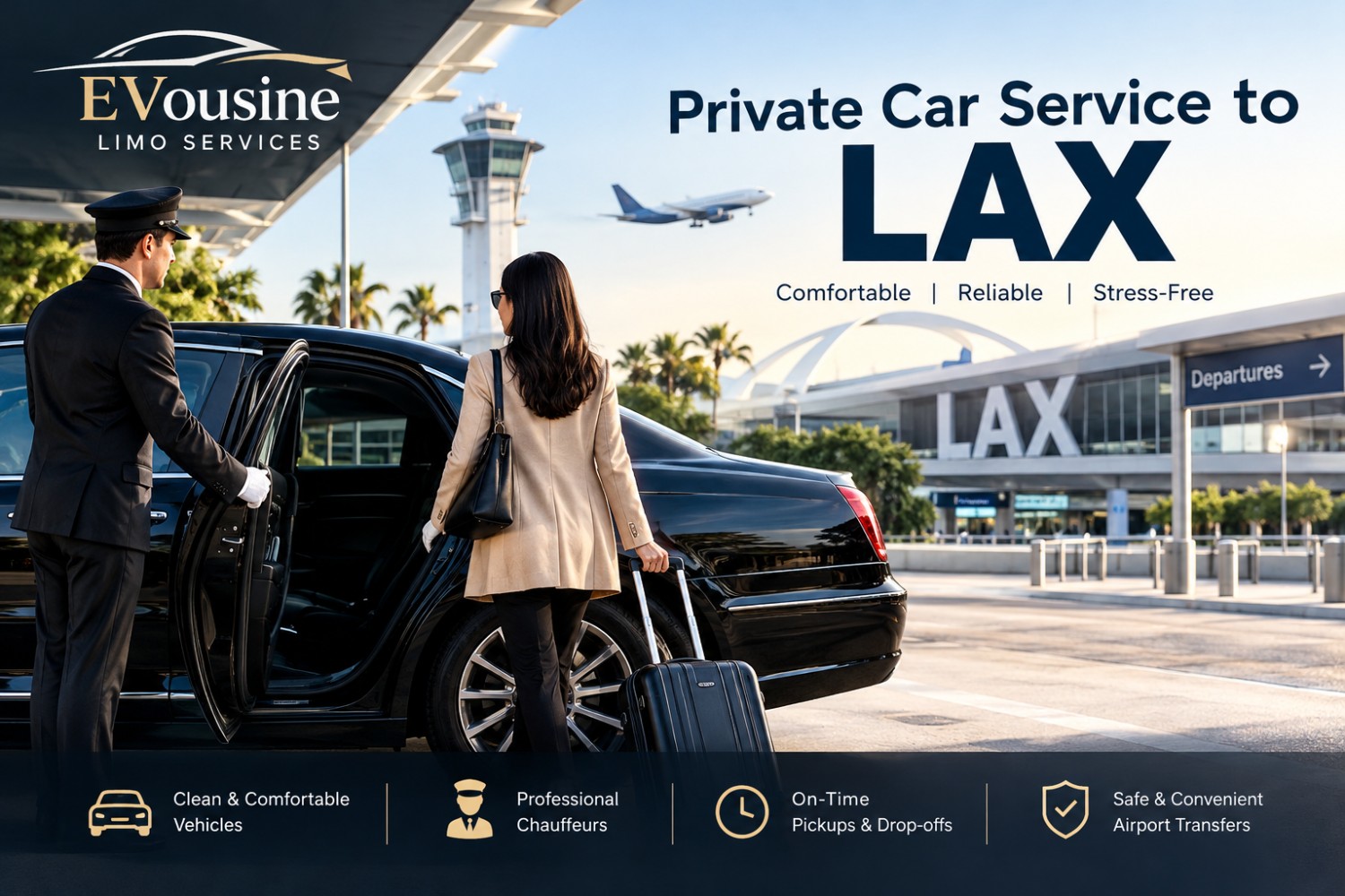 Reliable Private Car Service to LAX – Evousine Limo Services