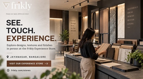 Frikly Experience Store for Interior Materials in Bangalore