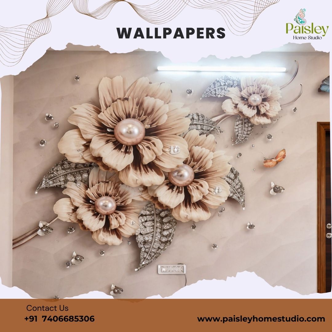 Designer Wallpapers in Bangalore | Paisley Home Studio
