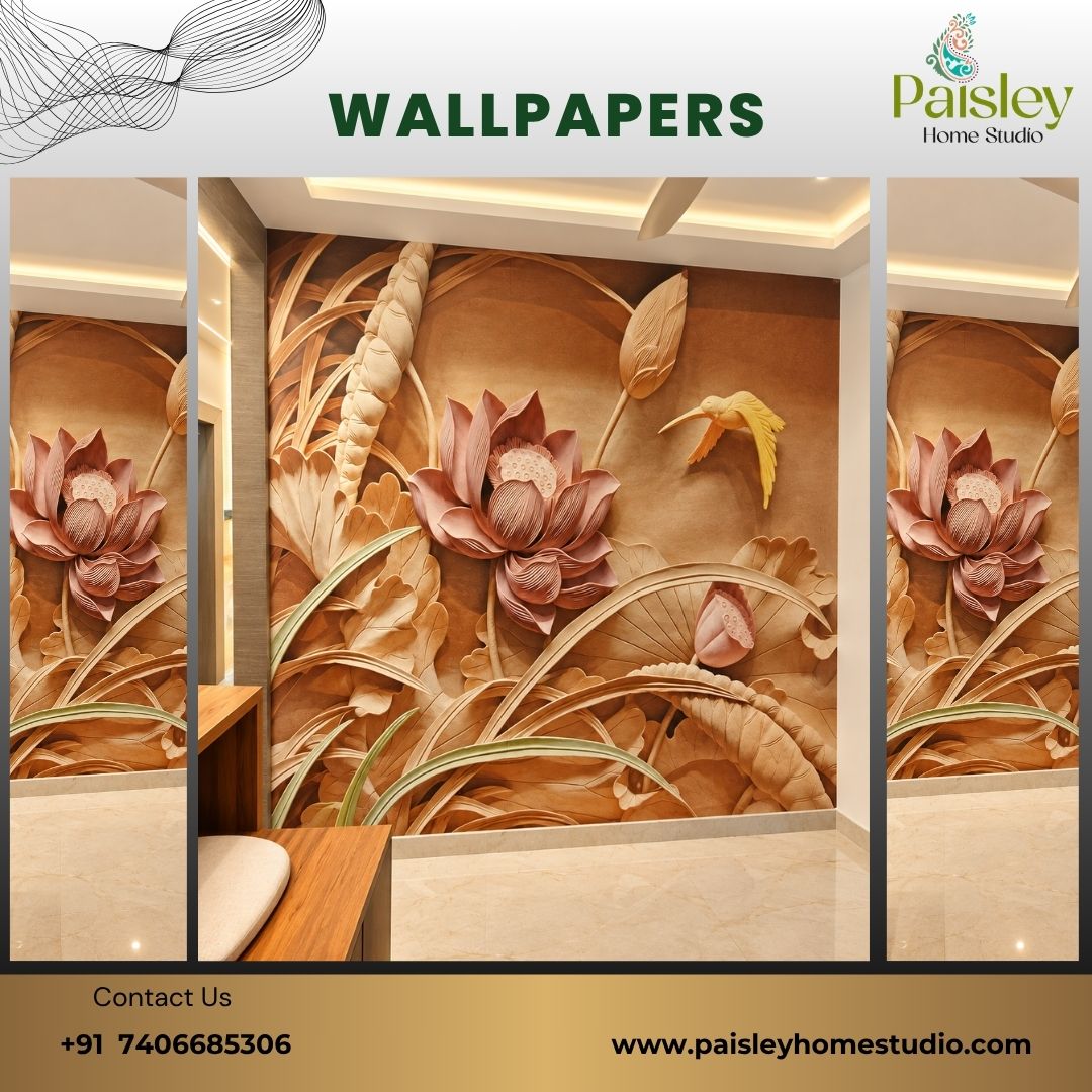 Designer Wallpapers in Bangalore | Paisley Home Studio
