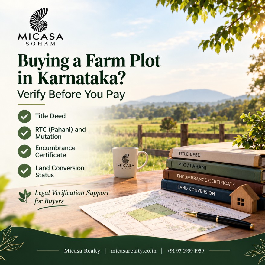 Farm Plot Due Diligence Karnataka: Legal Verification Support for Buyers
