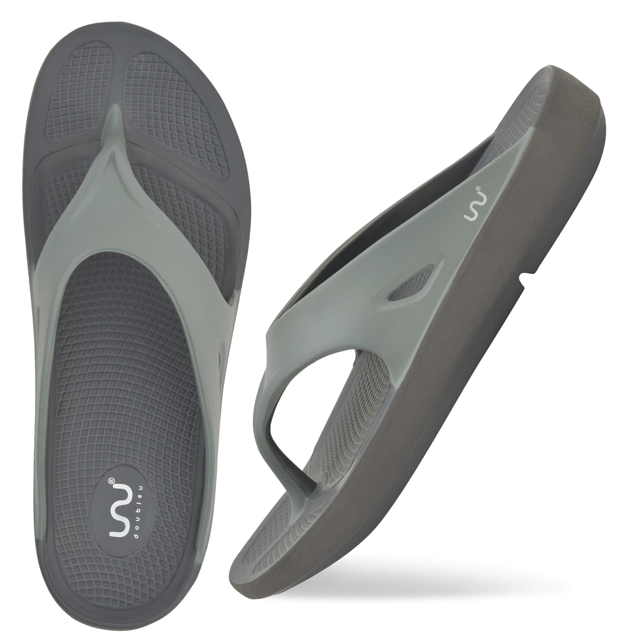 Comfort Men Comfortable & Light Weight Slipper Carbon-Light-Grey