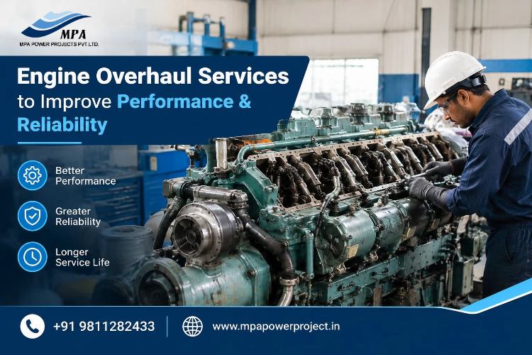 Engine Overhaul Services to Improve Performance & Reliability