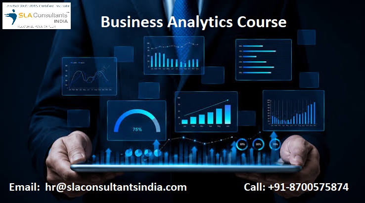 Business Analytics Certification in Delhi, Gain Practical Knowledge of Advanced Excel, SQL, Power BI, Tableau and AI Tools for Data-Driven Business Careers by SLA Consultants India