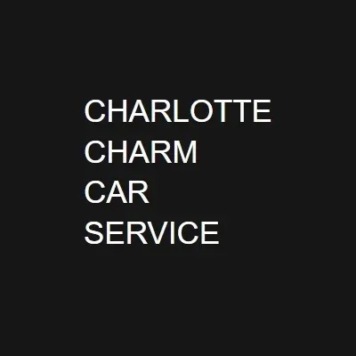 Charlotte Charm Limo