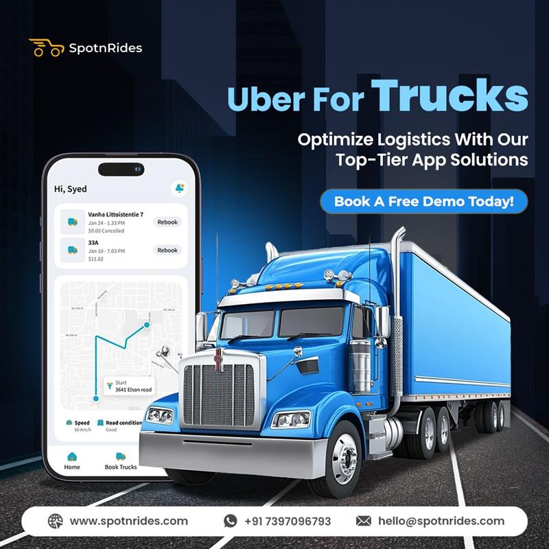 Build a Profitable Truck Booking Platform with SpotnRides
